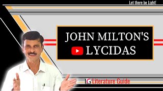 Lycidas by John Milton  John Miltons Lycidas  Literature Guide [upl. by Saimerej906]