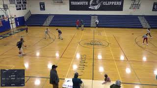 Varsity Yarmouth High School vs Greely High School Mens Varsity Basketball [upl. by Lezirg]