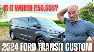 Collecting my 2024 Ford Transit Custom Van Is it worth the £50000 price tag after a 7 month wait [upl. by Estele967]