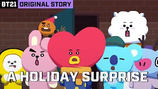 BT21 ORIGINAL STORY EP04  THE UNINVITED GUEST [upl. by Yecak]