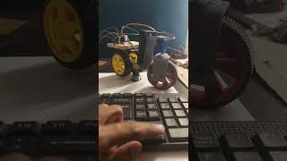 Control a threewheeler robot toy via a web browser using ESP8266 2 [upl. by Rekyr]