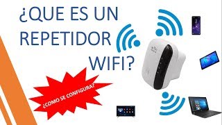 QUE ES UN REPETIDOR WIFI Y CONFIGURACION [upl. by Nalek]