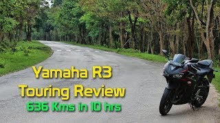 Touring Review of Yamaha R3  636km in 10 hrs [upl. by Kemppe]