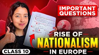 RISE OF NATIONALISM IN EUROPE Full Chapter 🔥Class 10 History Question Answer  Shubham Pathak sst [upl. by Aineles]