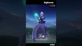 Irithel  Nightarrow  Starlight Skin   MLBB mobilelegends [upl. by Ordway]