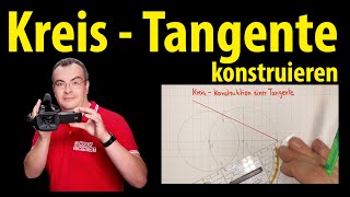 Kreis  Tangente konstruieren  Lehrerschmidt [upl. by Anot]