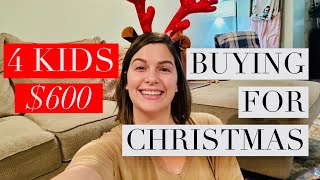 WHAT I GOT MY KIDS FOR CHRISTMAS 2023  STAYING ON BUDGET amp NOT OVER BUYING  KIDS GIFT GUIDE 2023 [upl. by Atika]