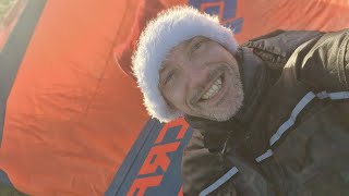 Merry Kiteboarding Christmas crazyflyvideo kitesurfing [upl. by Ahseikram148]