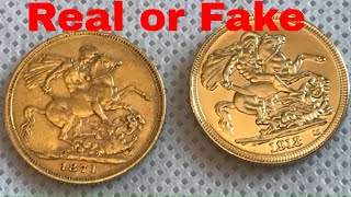 How Can you Tell if An Antiques Gold Sovereign Is Real  Beginners Guide [upl. by Ehr]