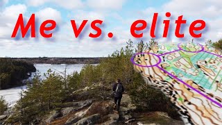 ME versus ELITE Orienteering Headcam [upl. by Pettifer796]