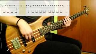 Incubus  Look Alive Bass Cover Play Along Tabs In Video [upl. by Eiznik]