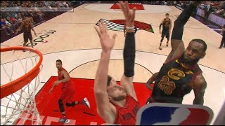 LeBron James Thunderous Poster Jam From All Angles [upl. by Anayd]