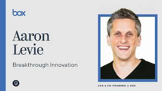 Box CEO Aaron Levie on Breakthrough Innovation [upl. by Dorine]