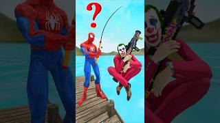 Spiderman challenge fishing vs Joker Venom Granny gta gtav spiderman funnyvideo homemaranha [upl. by Aisanahta840]