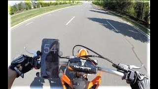 2019 TAO TAO DBX1 Top Speed Test Brand New Bike Stock Everything [upl. by Burnie326]