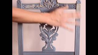 Quick Annie Sloan Gilding Wax tutorial [upl. by Aunson]