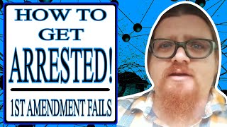 YouTube Idiots  How To Get ARRESTED  First Amendment Audit Fail [upl. by Tabatha]