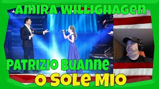 Amira Willighagen amp Patrizio Buanne  O Sole Mio  REACTION  Come on now how 12 years old [upl. by Yort206]