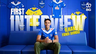 THE FIRST INTERVIEW  ILHAN FANDI AHMAD  สัมภาษณ์แรกในสีเสื้อ “บีจีพียู” ของ “อิลฮาน ฟานดี้” [upl. by Drofub]