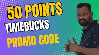 50 Points Timebucks Promo Code [upl. by Boles]