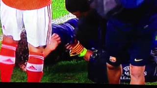 Carlos Puyol Injury vs Benfica  rank [upl. by Parette]