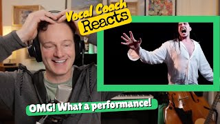 Vocal Coach REACTS  DAN VASC quotGethsemanequot Jesus Christ Superstar [upl. by Nahtonoj]