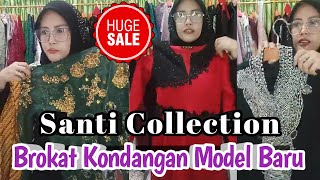 Model Gamis Brokat Kondangan  Buat Besta makin Stunning  Santi Collection modestfashion [upl. by Ereveneug]