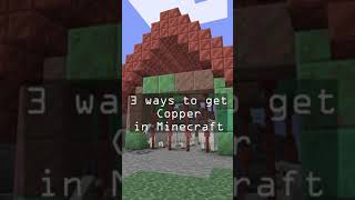 3 Ways to Farm Copper  Minecraft Snapshot Short [upl. by Cartwright7]