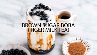 Tiger Milk Tea  Save  and EASILY Make Your Favorite Boba Drinks at Home [upl. by Elinad]