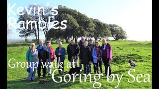 Kevins Rambles Group Walk in Goring by Sea vlogger walking kevinsrambles [upl. by Nananne]