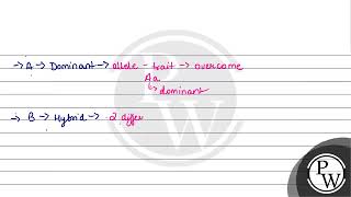 An organism with two identical alleles is [upl. by Ahsirt]