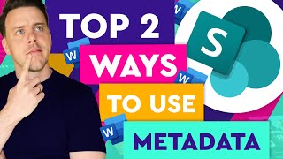 SharePoint Tutorial  Top 2 ways to use SharePoint Metadata 🥸🚀 [upl. by Nonna246]