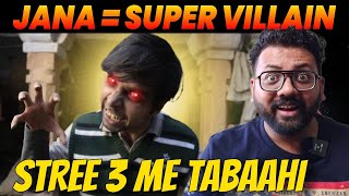 Story of Stree 3 revealed Will Jana become a super villain Abhishek said it is going to be lot of [upl. by Suirada]