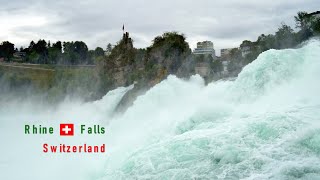 Largest Waterfall in Europe  Rheinfall Switzerland [upl. by Tiffani912]