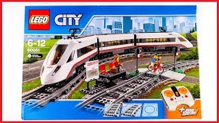 LEGO 60051 City HighSpeed Passenger Train Speed Build [upl. by Adnomar]