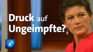 Impfen Wagenknecht und Lauterbach bei Anne Will  ARDMediathek [upl. by Wilfreda880]