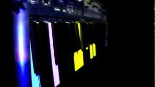 Projection Mapping on a MIDI Keyboard [upl. by Aicelet]