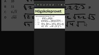 Högskoleprovet utbildning matematik matte enkelt studera skola tips tricks högskoleprovet [upl. by Ronal]