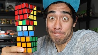 Amazing Rubiks Cube illusions  Zach King [upl. by Bernelle]