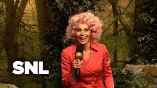 Hunger Games Reporter  Saturday Night Live [upl. by Tamqrah452]