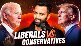 Liberals and Conservatives are the EXACT Same  Akaash Singh Comedy [upl. by Nnazil]