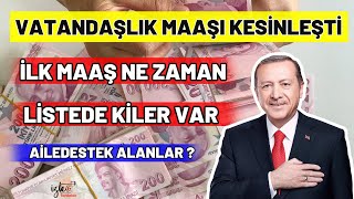 VATANDAŞLIK MAAŞI KESİNLEŞTİ KİMLER ALACAK LİSTEDE KİMLER VAR HEMEN SORGULA [upl. by Haroun636]