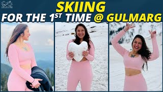 My Thrilling First Skiing Experience  Skiing Adventure in Gulmarg  Travel With Prag  Infinitum [upl. by Devona]