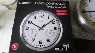 My Lidl Auriol radio controlled wall clock thinks its in Germany DCF77 vs MSF60 [upl. by Laine]