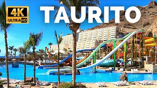 Taurito Gran Canaria Spain 4K  Beach Hotels amp Water Park 🔴 November 2021 [upl. by Aihsakal283]