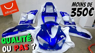 CARÉNAGES ALIEXPRESS  QUALITÉ OU PAS 🤔  unboxing carénages chinois YAMAHA R1 9899 [upl. by Rox446]