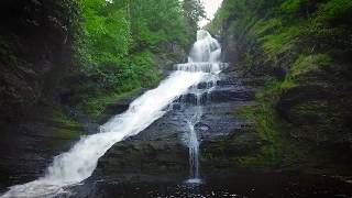 Drone  Dingmans Falls  Dingmans Ferry PA [upl. by Eile]