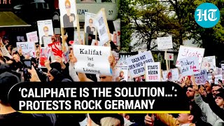 ‘Islamic State In Germany…’ Thousands Storm Streets Of Hamburg Amid IsraelHamas War [upl. by Linnette]