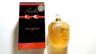 Ted Lapidus Rumba Fragrance Review 1989 [upl. by Amaerd837]