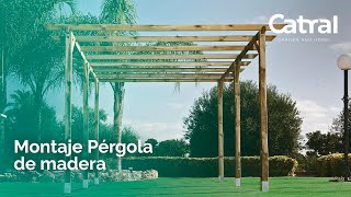 Aprende a instalar una pérgola de madera paso a paso  CATRAL GARDEN [upl. by Owena704]